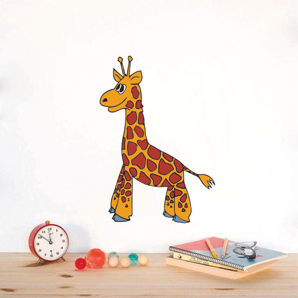 Zoomie Kids Baby Giraffe Cartoon Wall Decal Wayfair